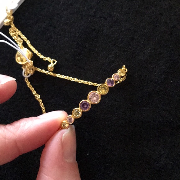 Kate Spade Gold Multi Slider Bracelet - Picture 3 of 4